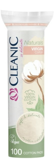 Ватні диски Cleanic Naturals 100шт/уп. (5900095028000)